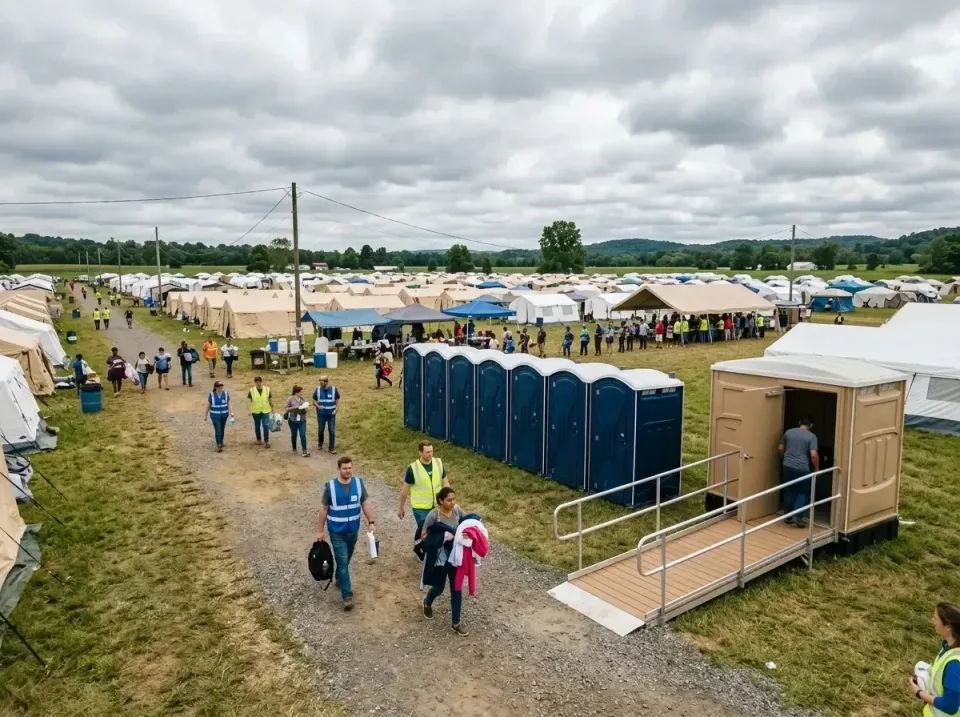 disaster-relief-camp-restrooms-010 — frequently asked questions, Dumpster & Portable Bathrooms Rental in West Rancho Domingu…